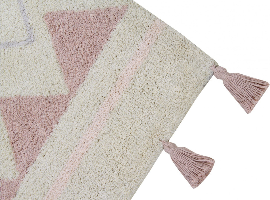 Ručne tkaný kusový koberec Azteca Natural-Vintage Nude