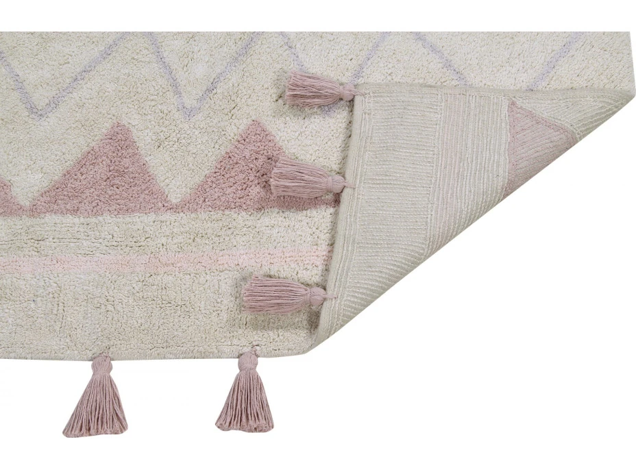 Ručne tkaný kusový koberec Azteca Natural-Vintage Nude