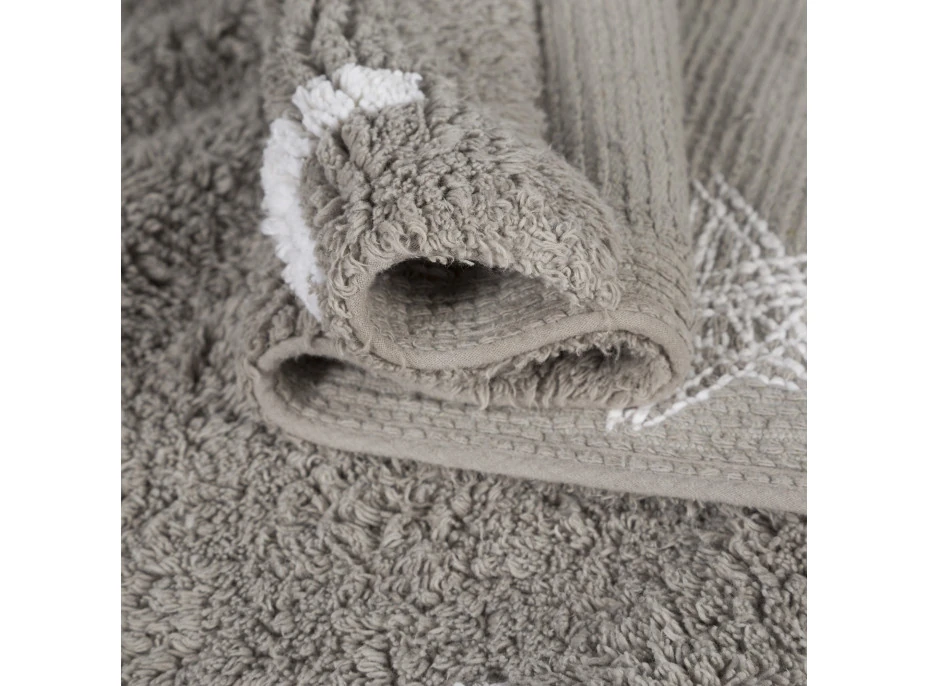 Ručne tkaný kusový koberec Tricolor Stars Grey-Pink