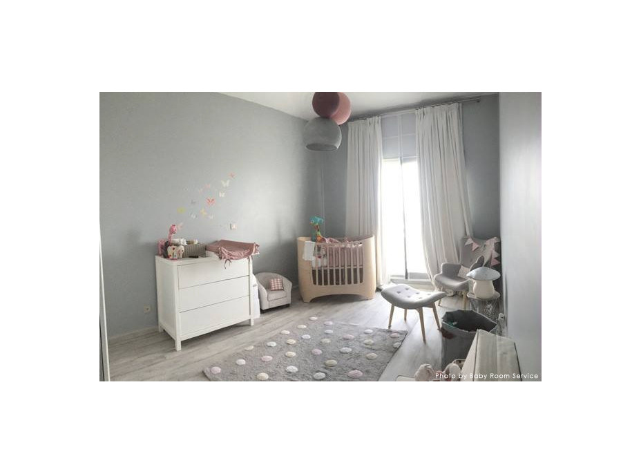 Koberec pre domácich miláčikov Tricolor Polka Dots Grey-Pink