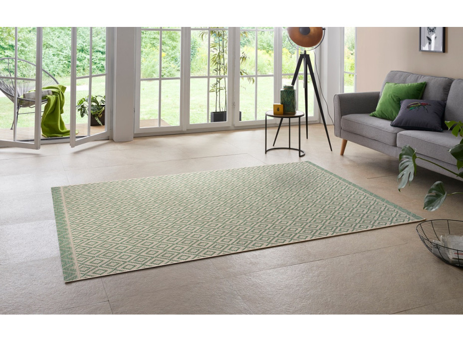 Kusový koberec Outdoor 104513 Green/Cream