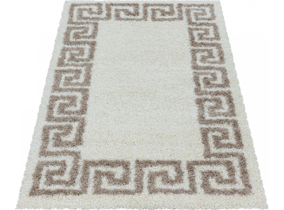 Kusový koberec Hera Shaggy 3301 beige