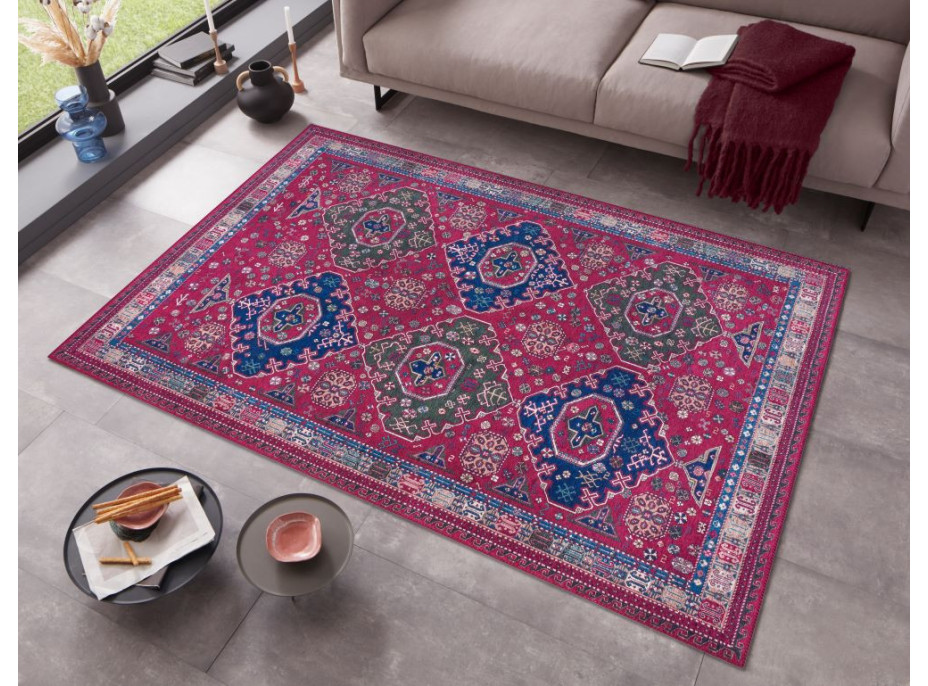 Kusový koberec Asmar 104902 Wine-red