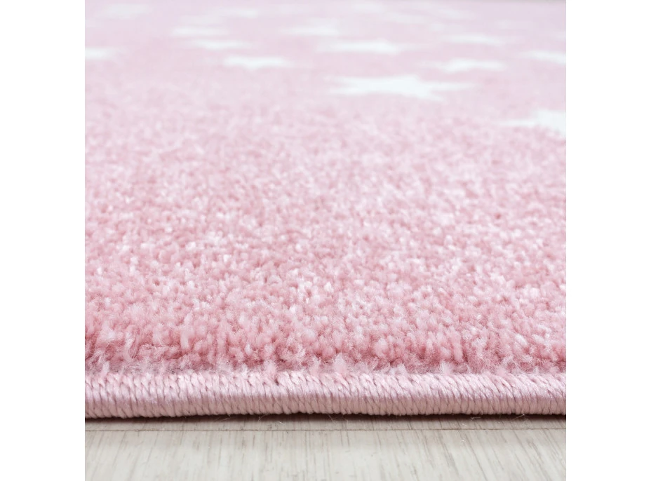 Detský kusový koberec Bambi 870 pink circle