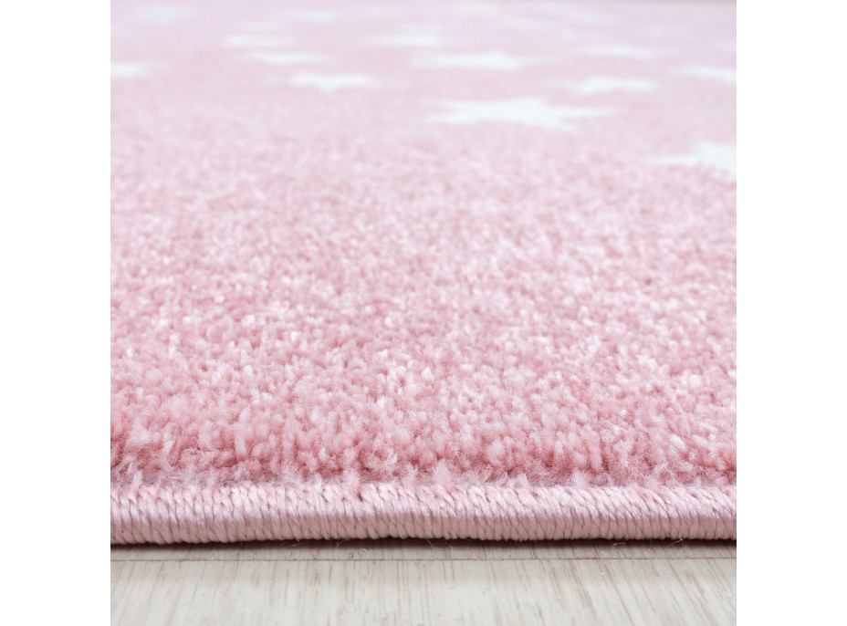 Detský kusový koberec Bambi 870 pink circle
