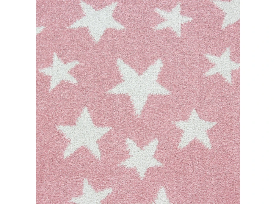 Detský kusový koberec Bambi 870 pink circle