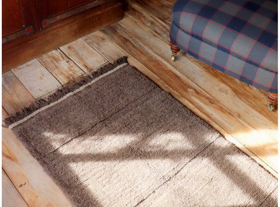 Vlnený koberec Steppe - Sheep Brown