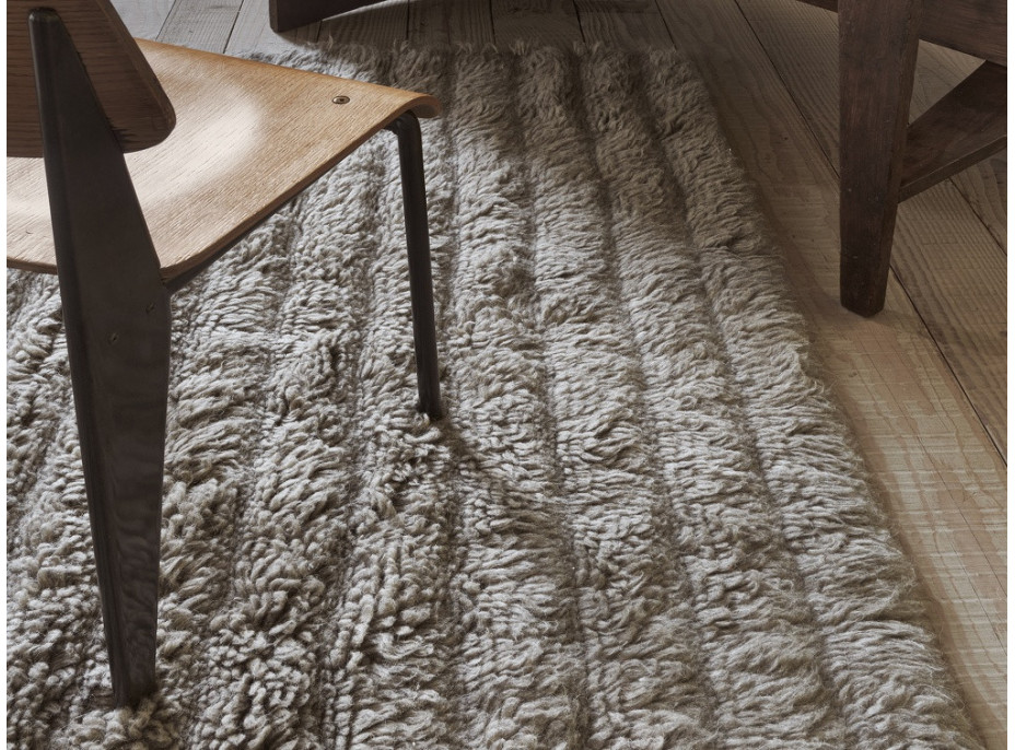 Vlnený koberec Dunes - Sheep Grey