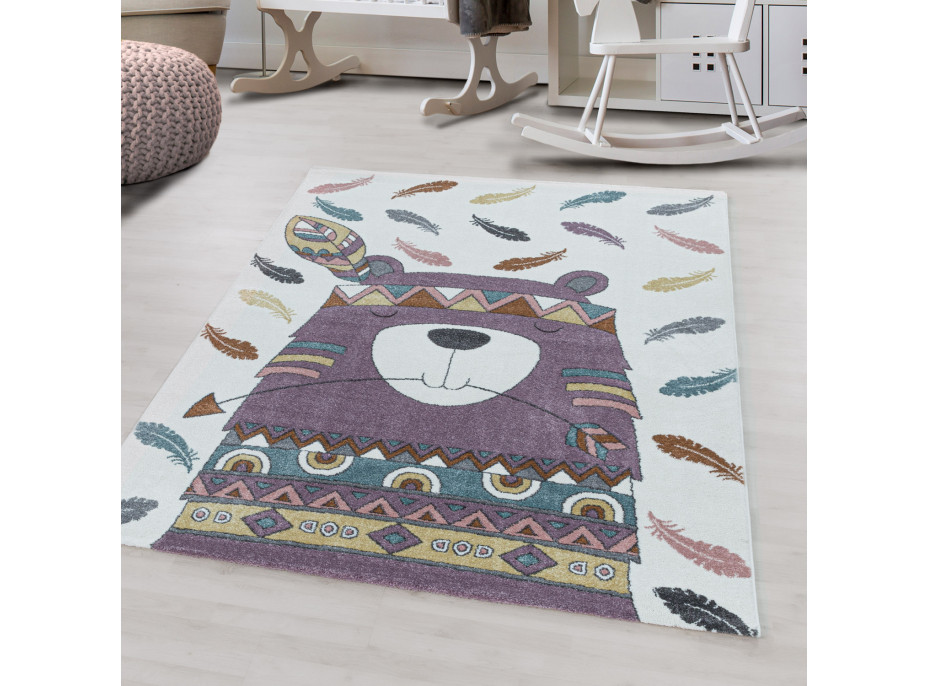 Detský kusový koberec Funny 2104 violet