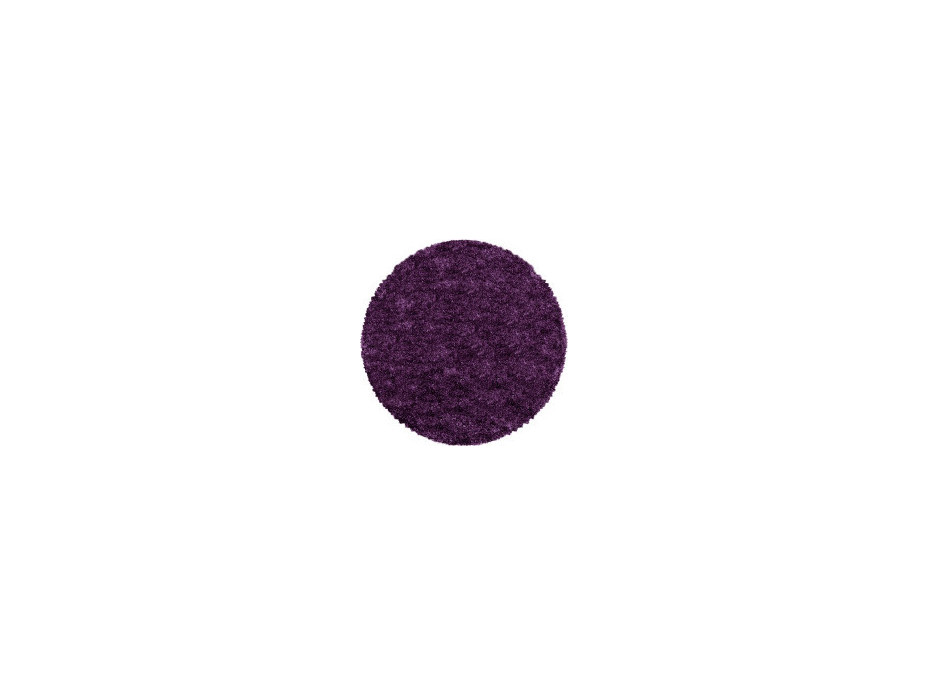 Kusový koberec Fluffy Shaggy 3500 lila circle