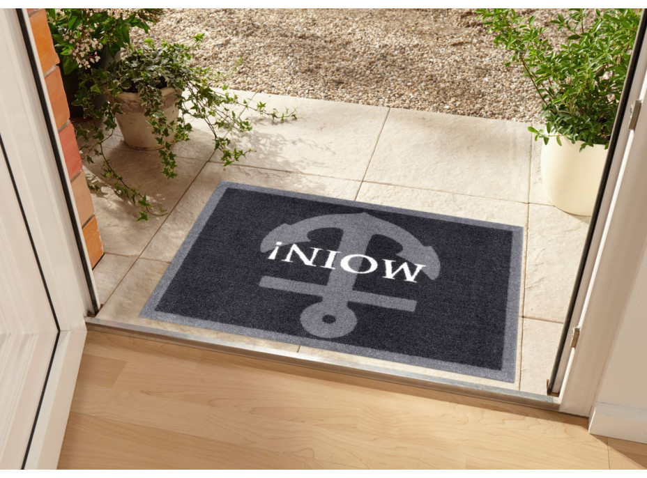 Protišmyková rohožka Deko 105357 Anthracite Grey