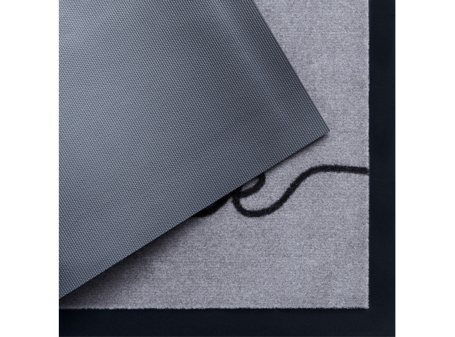Protišmyková rohožka Printy 104511 Grey/Black