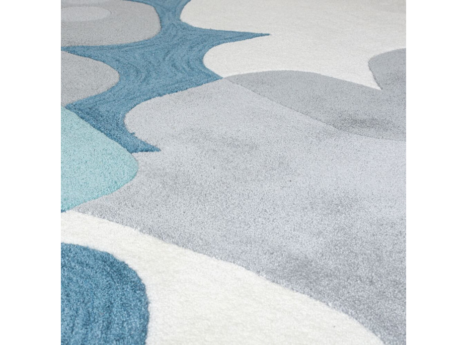 Kusový koberec Zest Retro Floral Blue