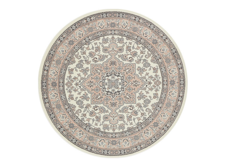 Kruhový koberec Mirkan 104443 Cream/Rose