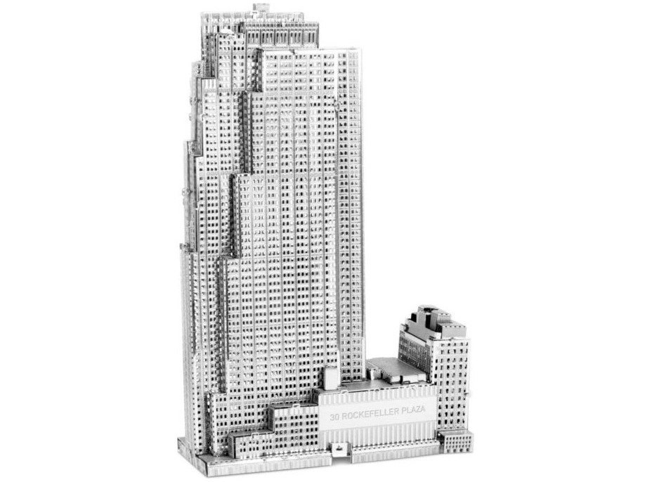 METAL EARTH 3D puzzle 30 Rockefeller Plaza (GE Building)
