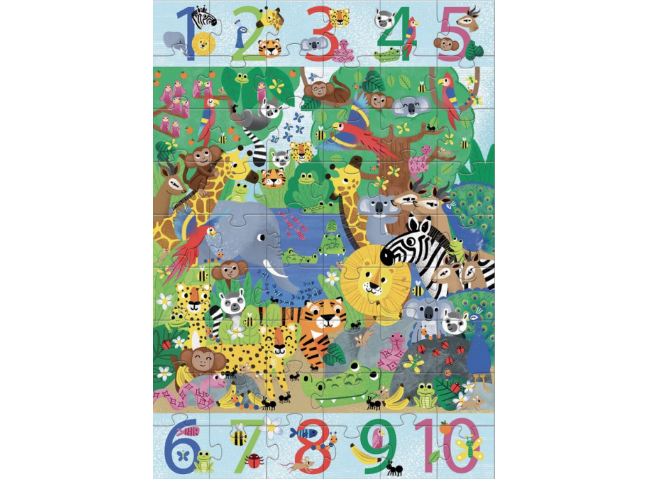 DJECO Puzzle Džungľa 54 dielikov