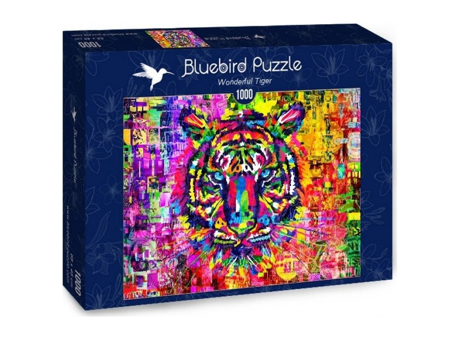 BLUEBIRD Puzzle Úžasný tiger 1000 dielikov