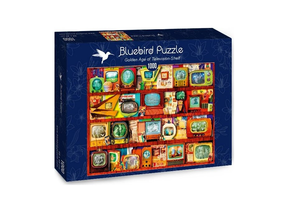 BLUEBIRD Puzzle Zlatý vek televízie 1000 dielikov