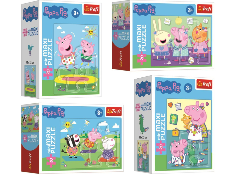 TREFL Displej Puzzle Prasiatko Peppa 20 dielikov (24 ks)