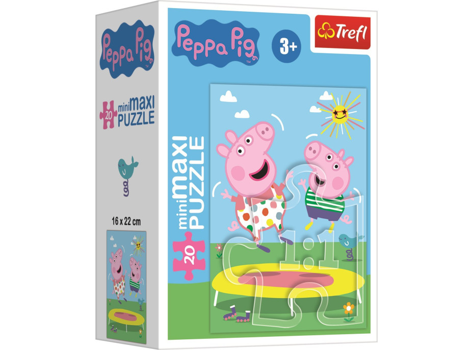 TREFL Displej Puzzle Prasiatko Peppa 20 dielikov (24 ks)