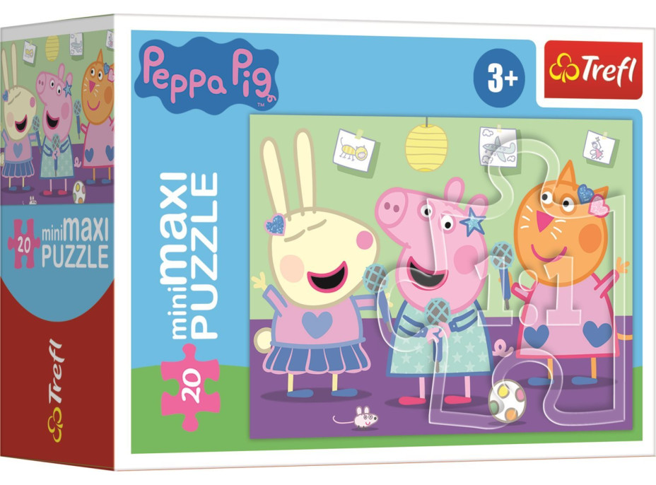 TREFL Displej Puzzle Prasiatko Peppa 20 dielikov (24 ks)