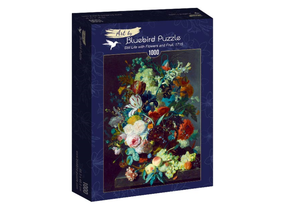 BLUEBIRD Puzzle Zátišie s kvetmi a ovocím 1000 dielikov