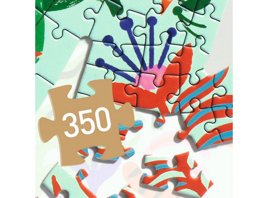 DJECO Tvarové puzzle Opice 350 dielikov