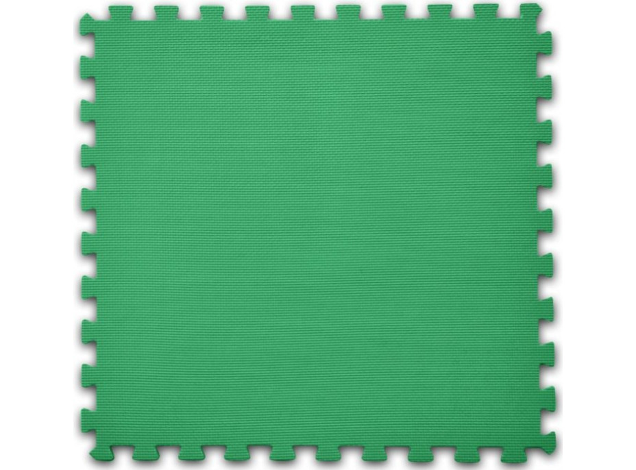 BABY Penový koberec hr. 2 cm - tmavo zelený 1 diel