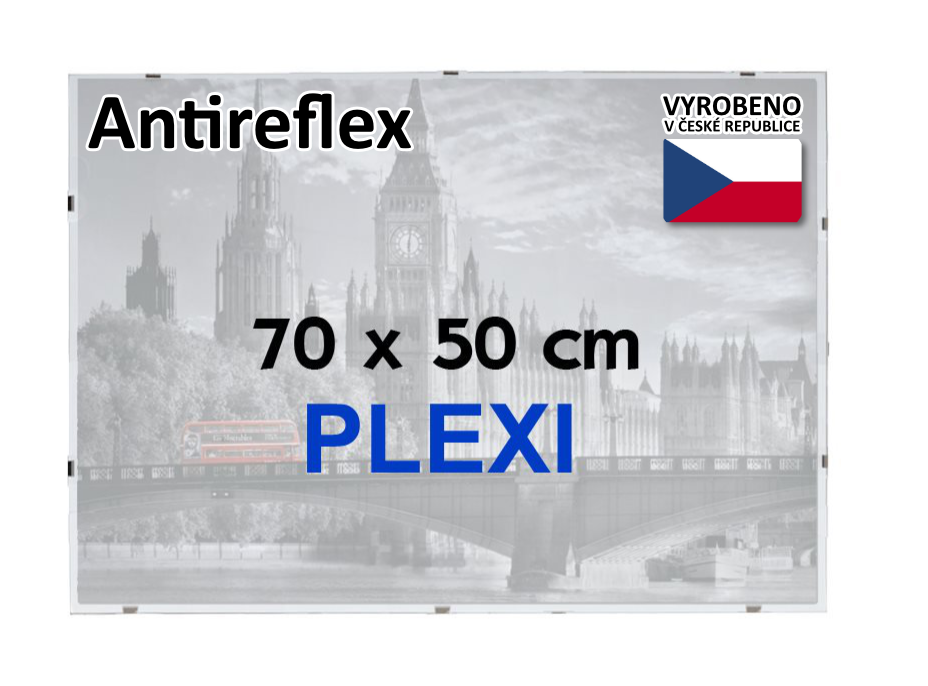 BFHM Rám na puzzle Euroclip 70x50cm (plexisklo antireflex)