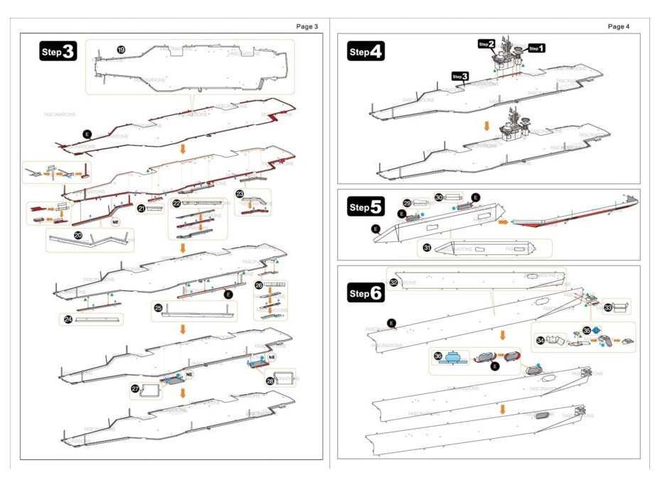 METAL EARTH 3D puzzle Lietadlová loď USS Theodore Roosevelt CVN-71 (ICONX)