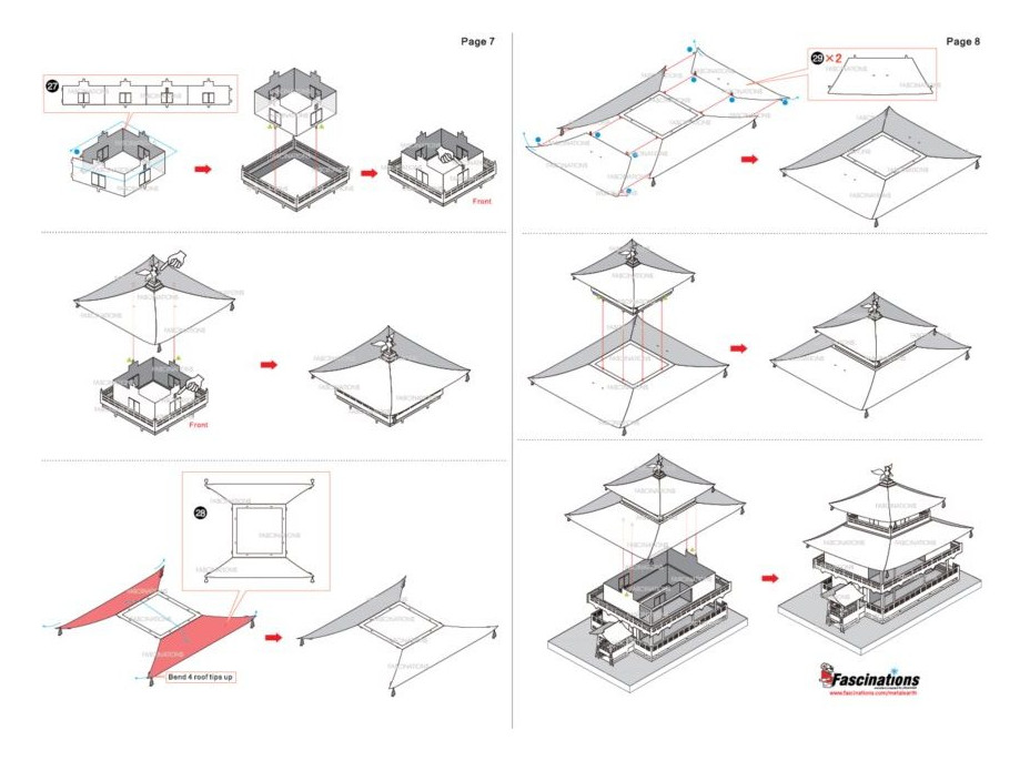 METAL EARTH 3D puzzle Chrám Kinkaku-ju (zlatý)