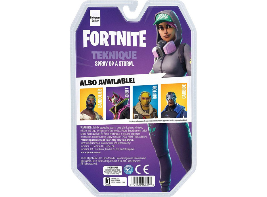 TM TOYS Fortnite figúrka Teknique (Solo Mode)