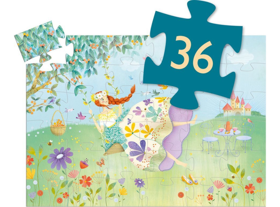 DJECO Puzzle Jarná princezná 36 dielikov