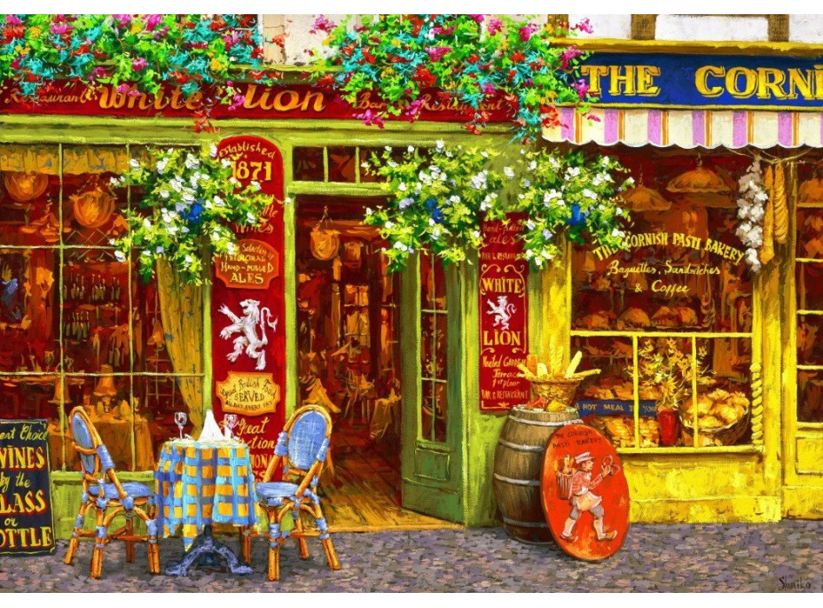 BLUEBIRD Puzzle Reštaurácia White Lion 1000 dielikov