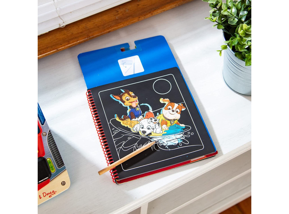 NICKELODEON Škrabacie obrázky v bloku Tlapková patrola