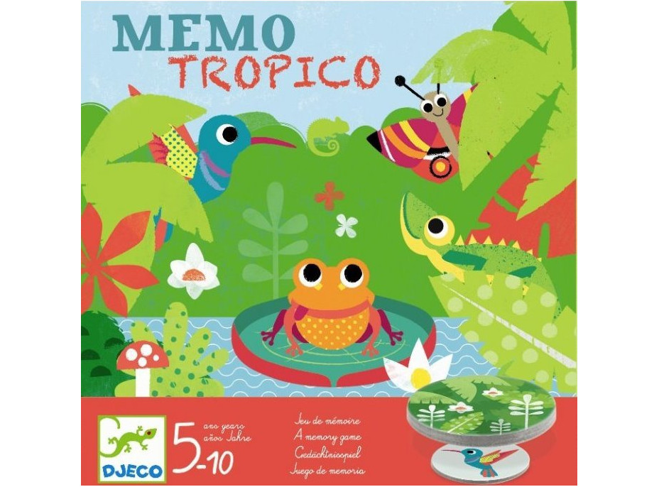 DJECO Pamäťová hra Memo Tropico
