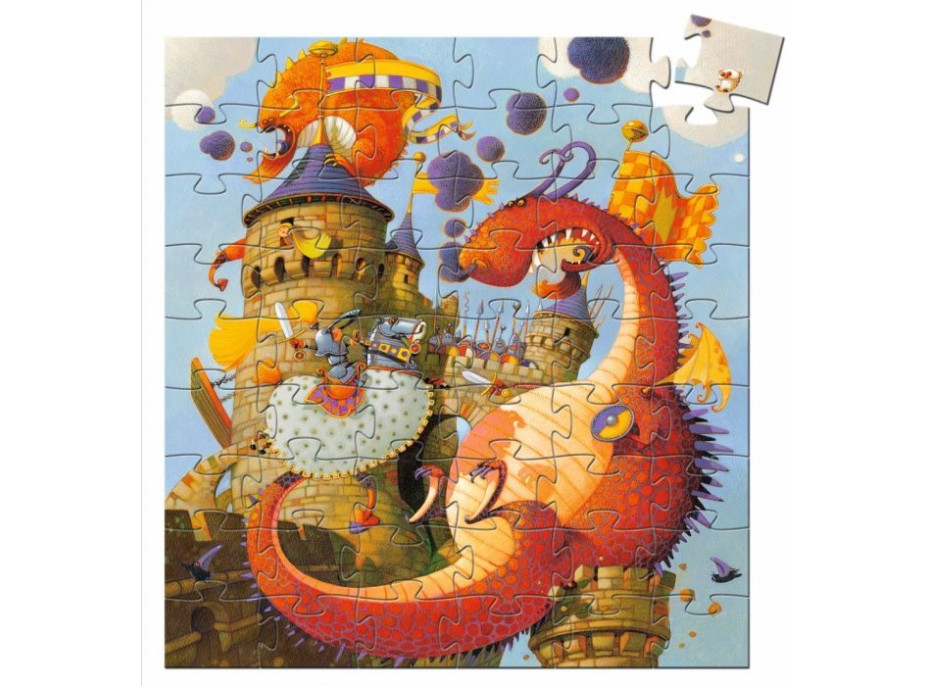 DJECO Puzzle Dračia bitka 54 dielikov