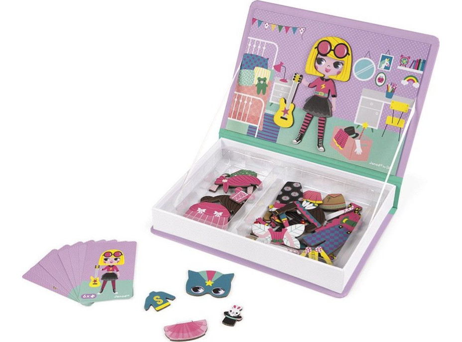JANOD Magnetibook Obliekanie - Dievčatá