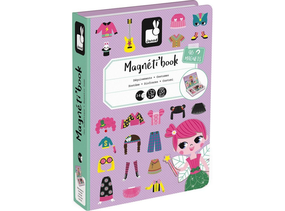 JANOD Magnetibook Obliekanie - Dievčatá