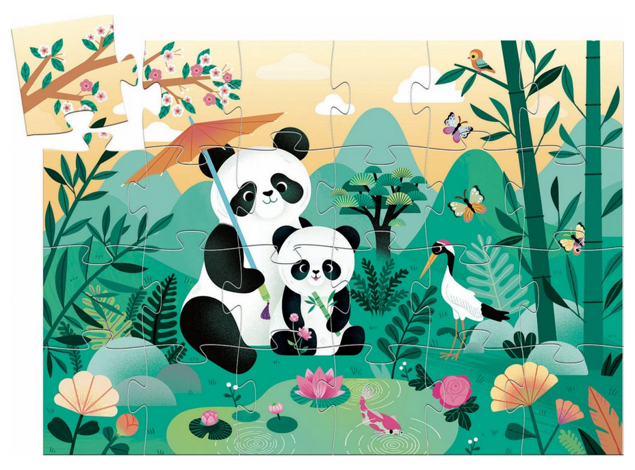 DJECO Puzzle Panda 24 dielikov