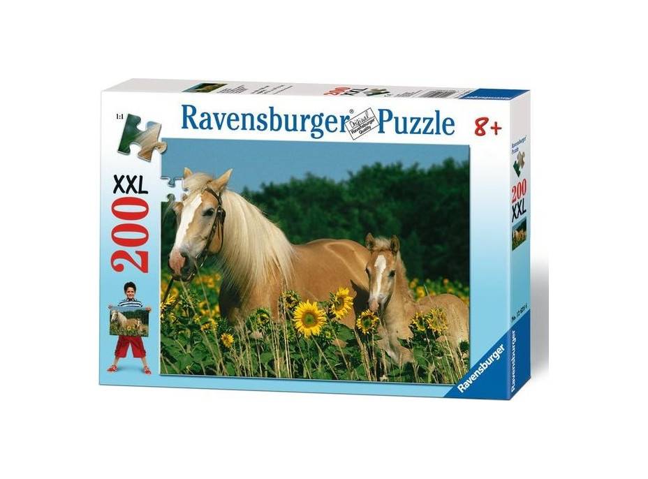 RAVENSBURGER Puzzle Konské šťastie XXL 200 dielikov