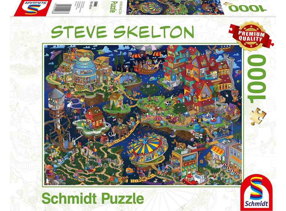 SCHMIDT Puzzle Svet hore nohami 1000 dielikov