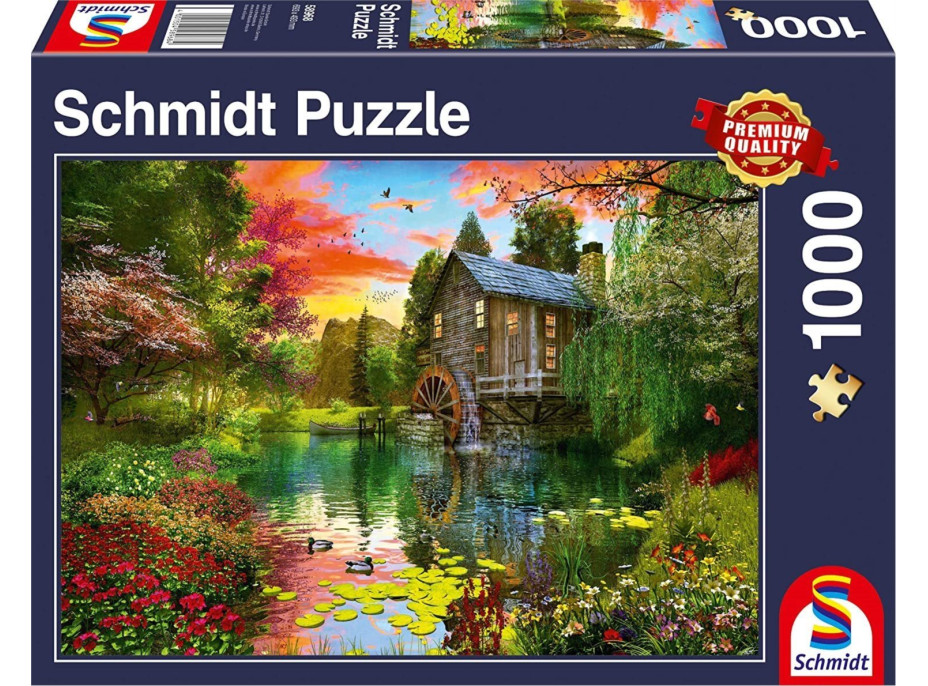 SCHMIDT Puzzle Vodný mlyn 1000 dielikov