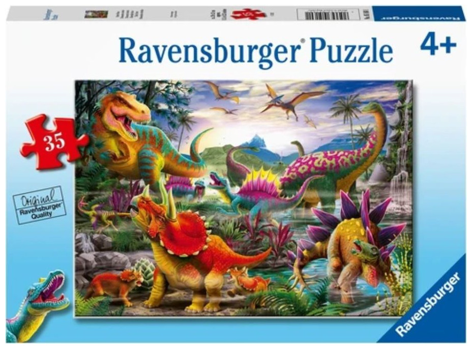 RAVENSBURGER Puzzle Tyranosaurí rev 35 dielikov