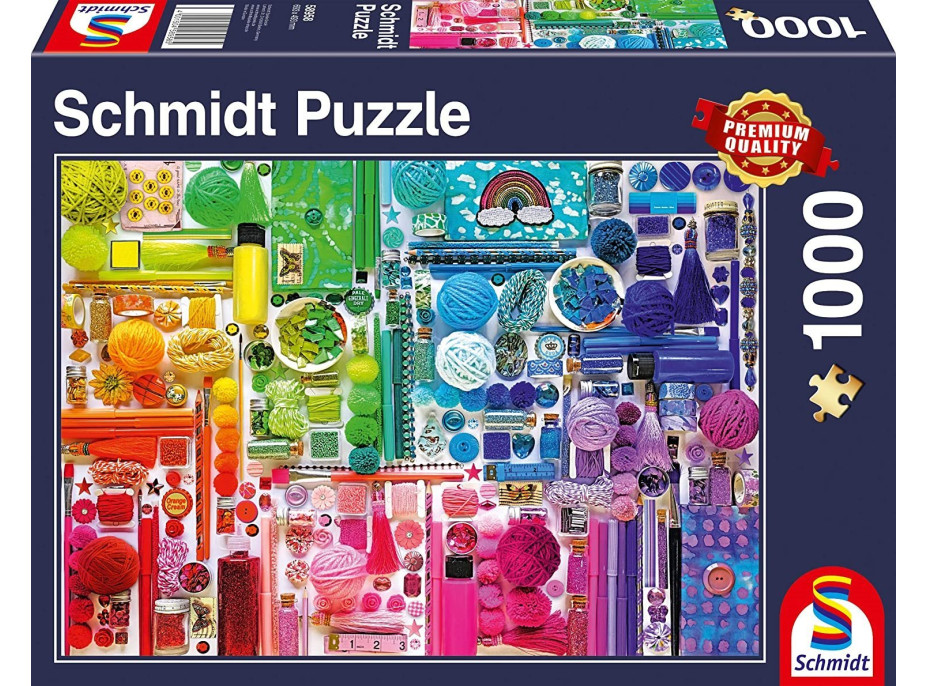 SCHMIDT Puzzle Farby dúhy 1000 dielikov