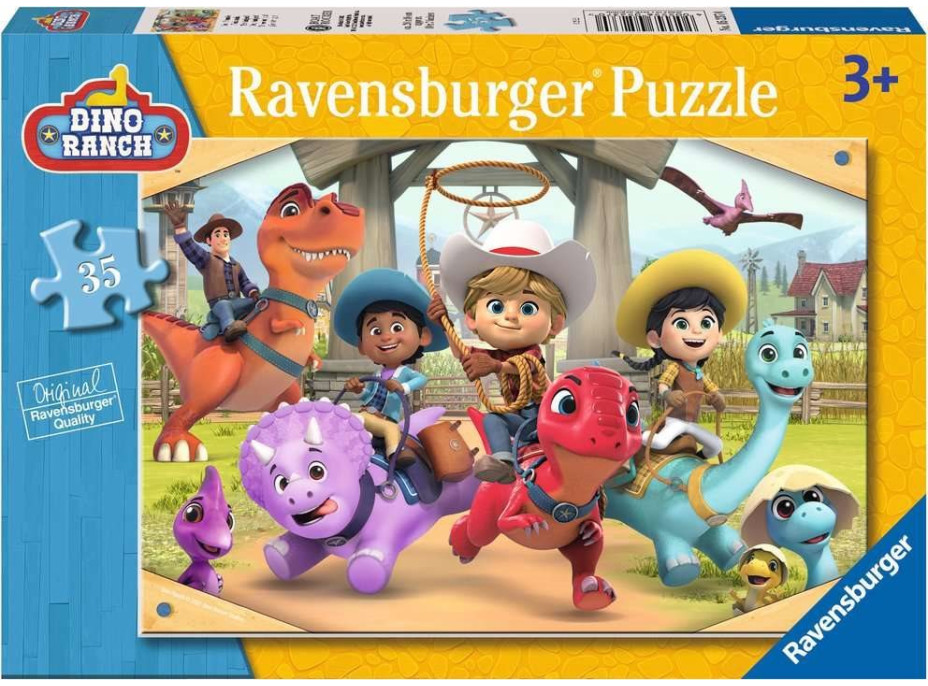 RAVENSBURGER Puzzle Dino Ranch 35 dielikov