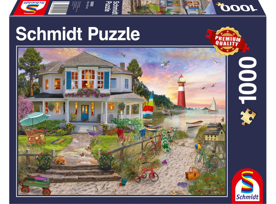 SCHMIDT Puzzle Dom na pláži 1000 dielikov