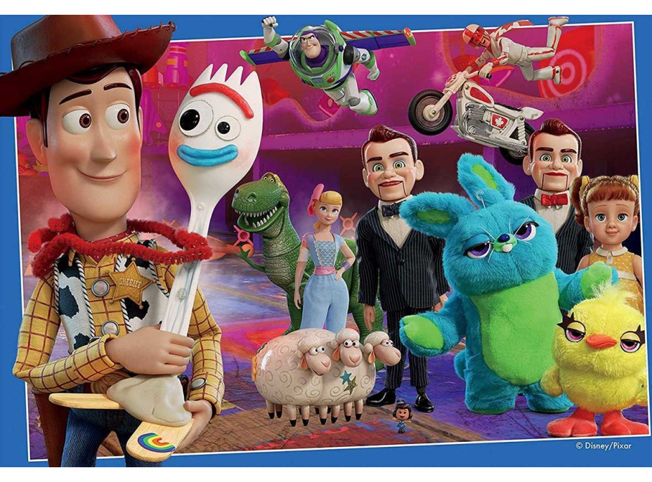 RAVENSBURGER Puzzle Toy story 4: Woody a Forky 35 dielikov