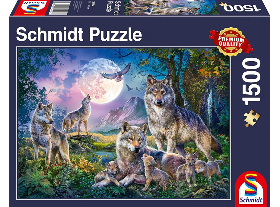 SCHMIDT Puzzle Vlci 1500 dielikov