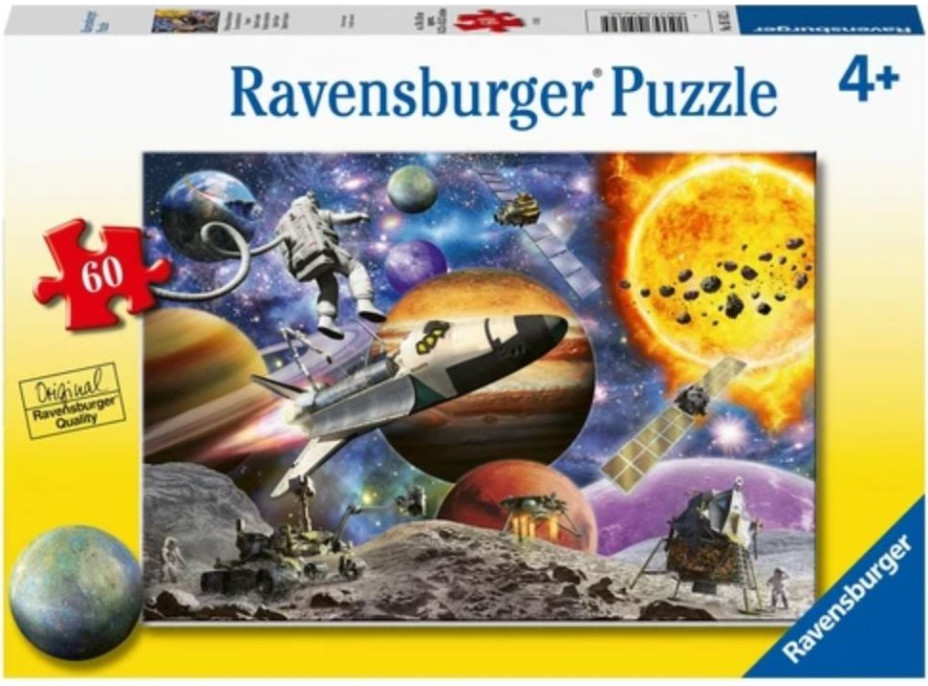 RAVENSBURGER Puzzle Prieskum vesmíru 60 dielikov